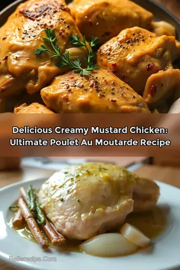 Delicious Creamy Mustard Chicken: Ultimate Poulet au Moutarde Recipe