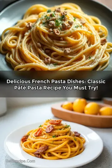 Delicious French Pasta Dishes: Classic Pâté Pasta Recipe You Must Try!