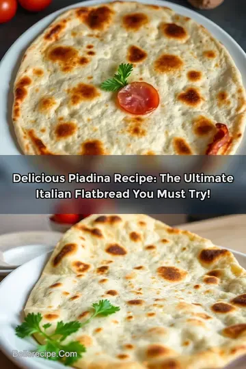 Delicious Piadina Recipe: The Ultimate Italian Flatbread You Must Try!