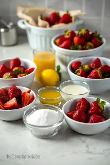 Deliciously Simple Strawberry Compote ingredients