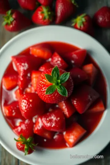 Deliciously Simple Strawberry Compote presentation
