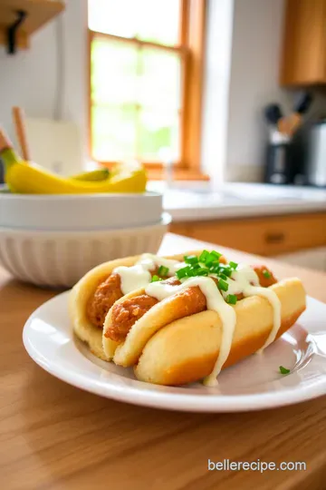 Deliciously Unusual White Hot Dogs steps