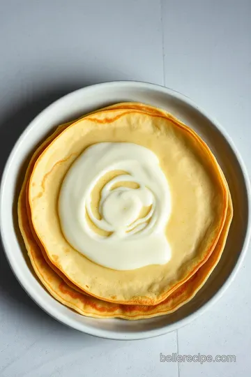 Easy Crepe Batter Recipe presentation