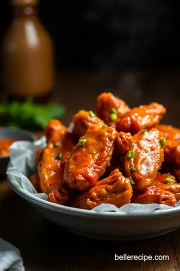 Firecracker Korean-Inspired Chicken Wings presentation