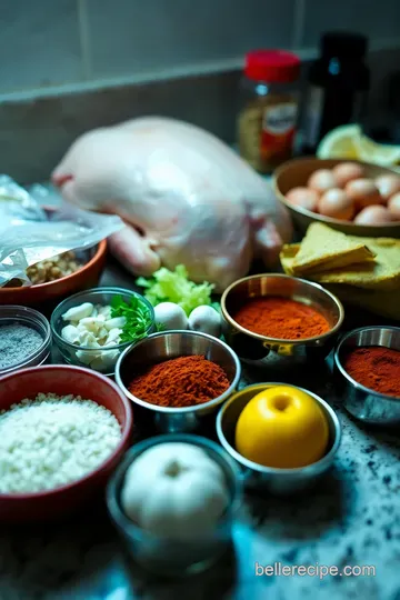 Grilled Peruvian Chicken (Pollo a la Brasa): A Flavorful Fiesta ingredients