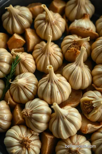 Heavenly Roasted Garlic Cloves presentation