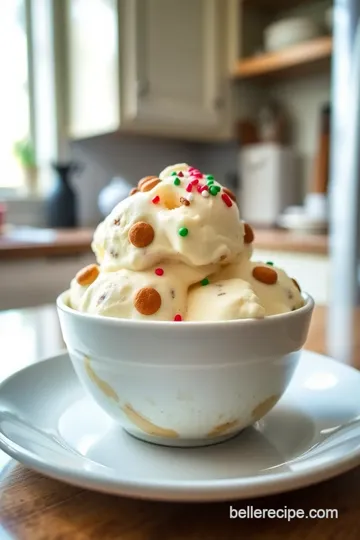 Homemade Blue Bell Christmas Cookie Ice Cream Delight steps