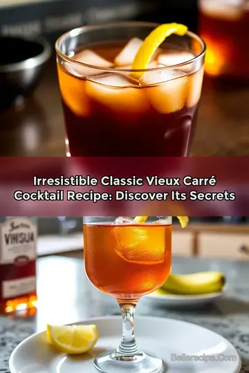 Irresistible Classic Vieux Carré Cocktail Recipe: Discover Its Secrets