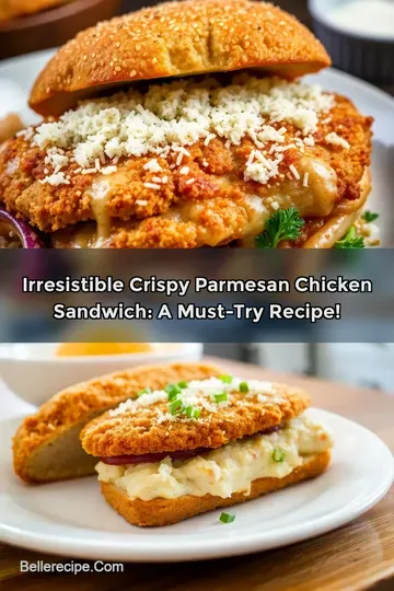 Irresistible Crispy Parmesan Chicken Sandwich: A Must-Try Recipe!