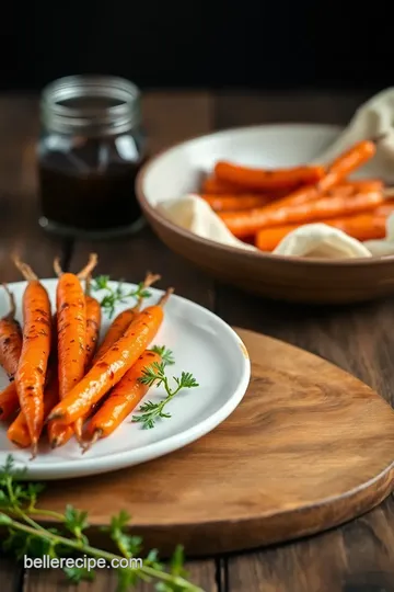 Smoky Marinated Carrots: A Flavorful Crunch presentation