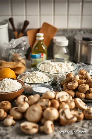 Perfectly Crafted Funghi Pizza: A Mushroom Lover' s Delight ingredients