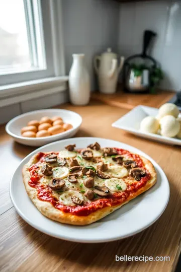 Perfectly Crafted Funghi Pizza: A Mushroom Lover' s Delight steps