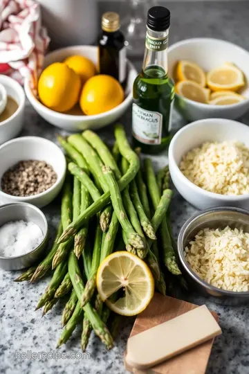 Perfectly Grilled Asparagus: A Simple Guide to Seasonal Delight ingredients