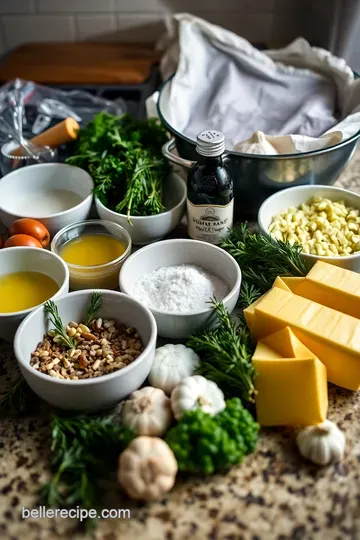 Perfectly Roasted Beef Tenderloin with Garlic Herb Butter ingredients