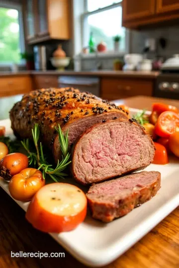 Perfectly Roasted Beef Tenderloin with Garlic Herb Butter steps