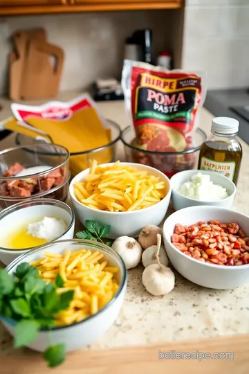 Spicy Roma Sausage Pasta ingredients