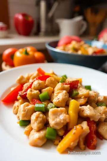 Sautéed Chicken and Bell Peppers with Garlic and Basil steps