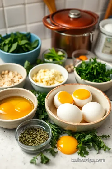 Corbina Eggs with Herb Infusion ingredients