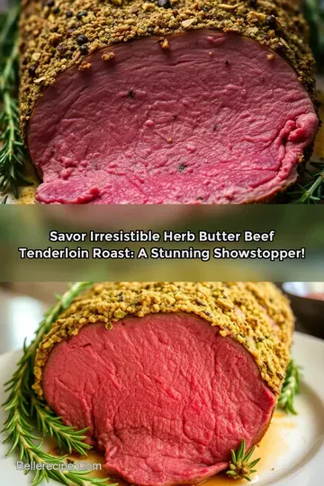 Savor Irresistible Herb Butter Beef Tenderloin Roast: A Stunning Showstopper!