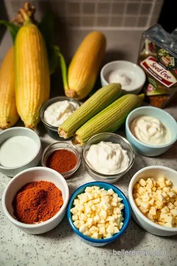 Savory Grilled Elote: A Taste of Mexico on the Cob ingredients