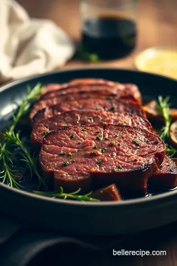 Savory Marinated Beef Tenderloin: A Juicy Delight presentation