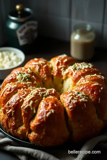 Savory Monkey Bread: Cheesy Herb Delight presentation