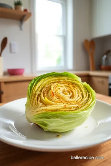 Savory Roast Cabbage Wedges with Garlic and Parmesan steps