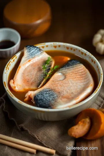 Savory Salmon Head Soup: A Bold and Flavorful Broth presentation