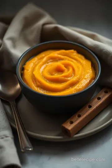 Silky Butternut Squash Purée: A Comforting Delight presentation