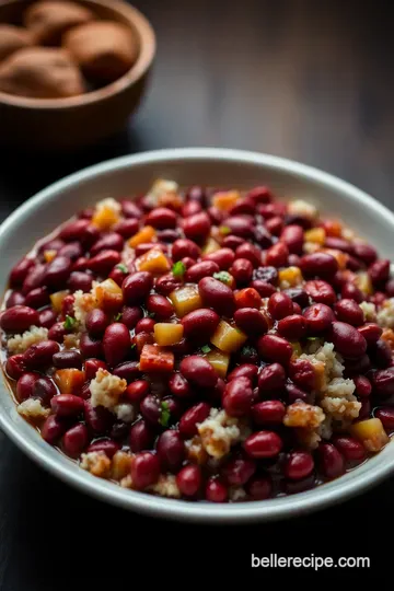 Simple Southern Red Beans and Rice presentation