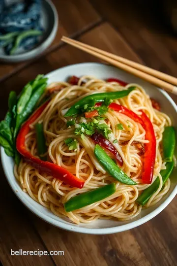 Singapore Noodles: A Vibrant Taste of the East presentation