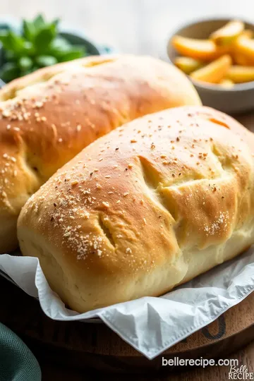 Sourdough Hoagie Rolls presentation