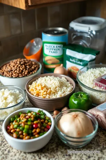 Southern Hoppin’ John: A Classic New Year’s Day Delight ingredients