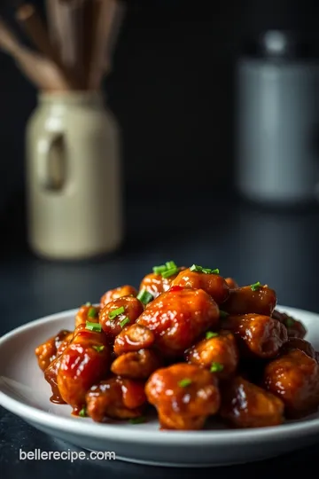 Spicy Korean BBQ Chicken Wings presentation