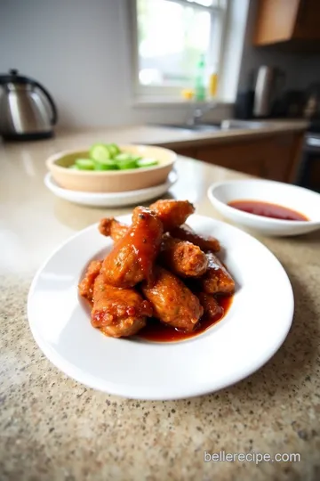 Spicy Korean BBQ Chicken Wings steps