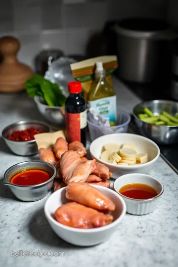 Spicy Korean Q Chicken Wings ingredients