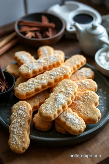 Sumptuous Spiced Lady Fingers: A Delightful Twist on Classic Biscuits presentation