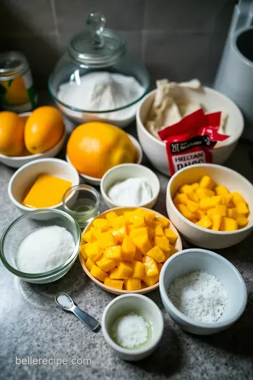 Sweet and Sunny Mango Syrup ingredients