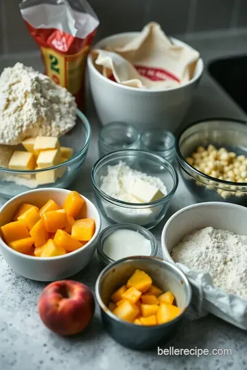 Sweet Peach Pockets: A Bite of Summer ingredients