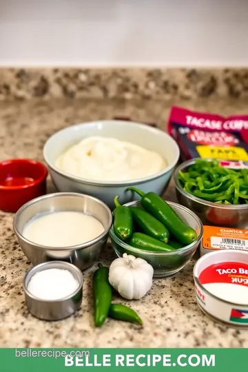 Taco Bell Jalapeno Sauce Recipe ingredients