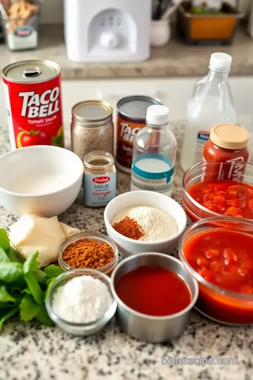 Taco Bell Red Sauce: Easy Homemade Recipe for Delicious Flavor! ingredients