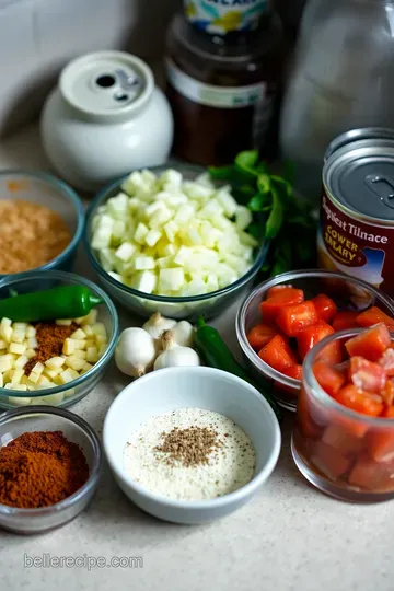 Traditional Mexican Tortilla Soup (Sopa de Tortilla) ingredients