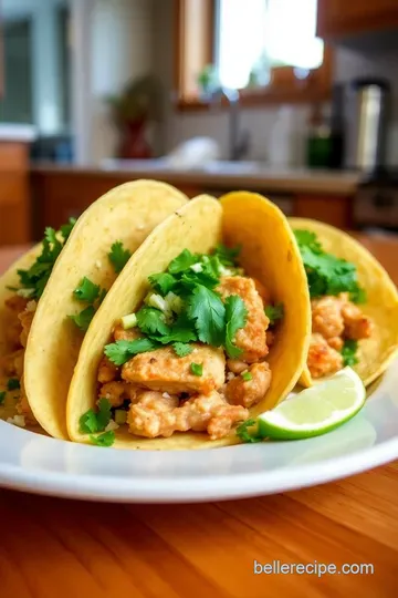 Zesty Cilantro Lime Chicken Tacos steps