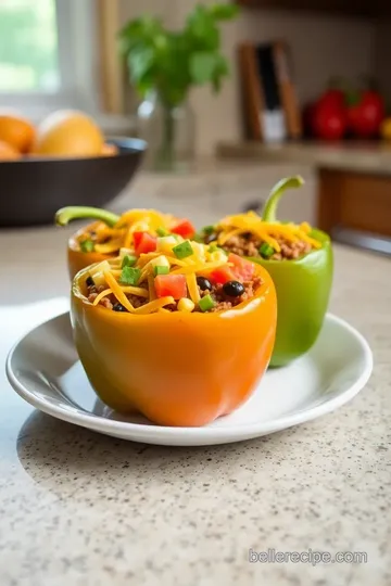 Zesty Taco Stuffed Bell Peppers steps