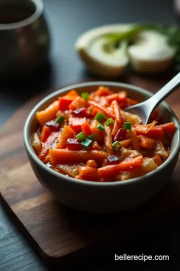 Zesty Vegan Kimchi: A Spicy Korean Fermentation Delight presentation