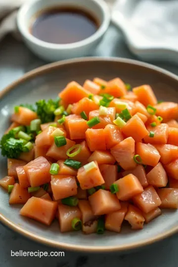 Zesty Yellowtail Poke: A Taste of the Tropics presentation