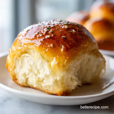 1 Hour Soft Buttery Dinner Rolls with Garlic: Baked Recipe Card