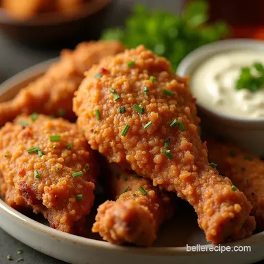 Crispy Air Fryer Southern Fried Chicken Easy GuiltFree Recipe Card