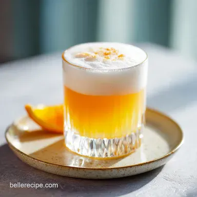 Amaretto Sour Cocktail with Bourbon: 5 Min Recipe Card