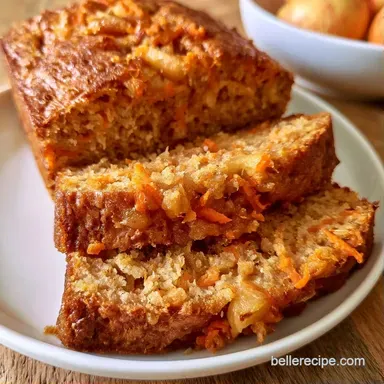 Apple Carrot Bread with Cinnamon Recipe Card